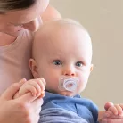 Mini Soft cumi 2-6 hó, 2 db kék - csupaszilikon