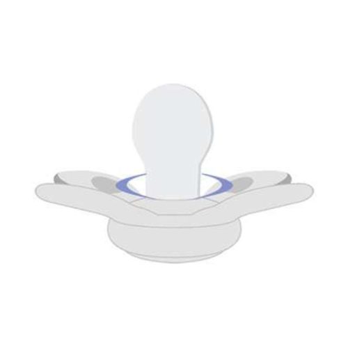 Physio Forma® Comfort 2-6 hó szilikon cumi 1db sterilizálható tokban