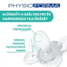 Physio Forma® Comfort szilikon cumi 1 db, 6-16 hó sterilizálható tok