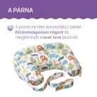 Boppy Deluxe szoptatós párna formatartó töltettel