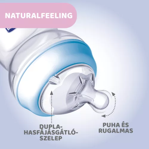 NaturalFeeling 250 ml cumisüveg közepes folyású cumi