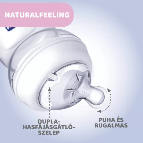 NaturalFeeling 250 ml cumisüveg közepes folyású