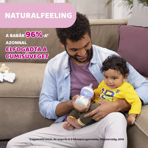 NaturalFeeling 250 ml cumisüveg közepes folyású