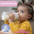 NaturalFeeling 330 ml cumisüveg gyors folyású cumi