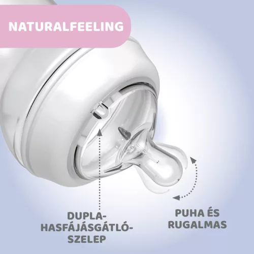 NaturalFeeling 330 ml cumisüveg gyors folyású