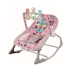   Chipolino Baby Spa rezgő-zenélő pihenőszék 9 kg-ig - Pink