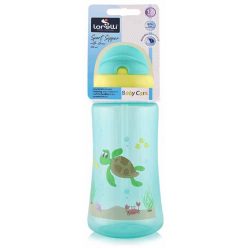 Baby Care Ocean szívószálas sportitató 330 ml - green