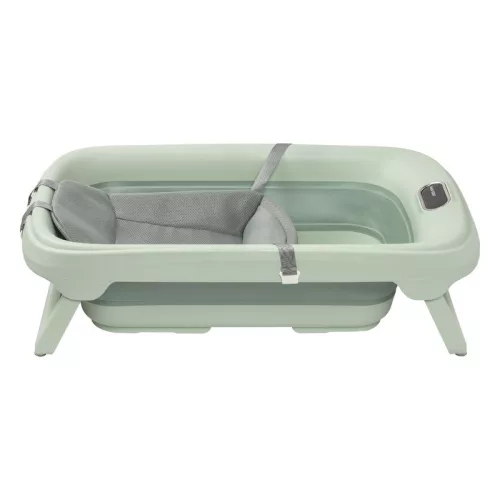 Indigo Plus kád 0-18 kg hőmérővel és újszülött tartóbetéttel összecsukható