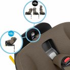 Emerald 360 Pro - SlideTech™, G-Cell, AirProtect gyerekülés 0-12 év, 40-150 cm, 0-36 kg