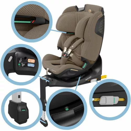 Emerald 360 Pro - SlideTech™, G-Cell, AirProtect gyerekülés 0-12 év, 40-150 cm, 0-36 kg
